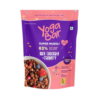 Yoga Bar Dark Chocolate + Cranberries Muesli