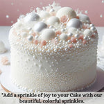 Thumbnail for rose pink sprinkles bottle for decoration bottle 100 g 1