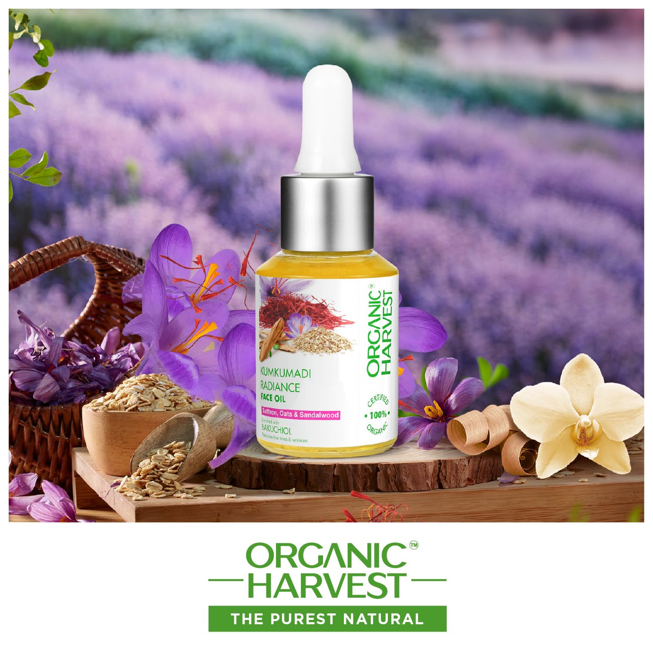 Organic Harvest Kumkumadi Radiance Face Oil - Distacart