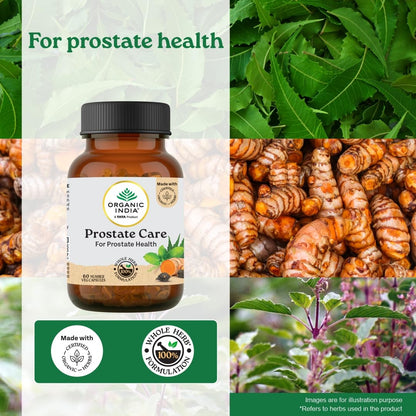 Organic India Prostate Care 60 Capsules - Distacart