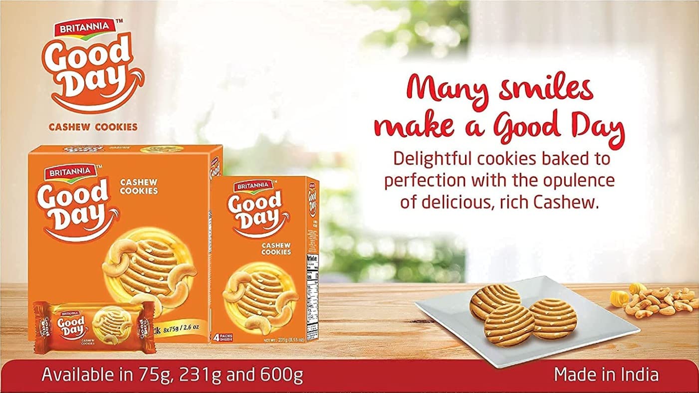 Britannia Good Day Cashew Cookies Family Pack