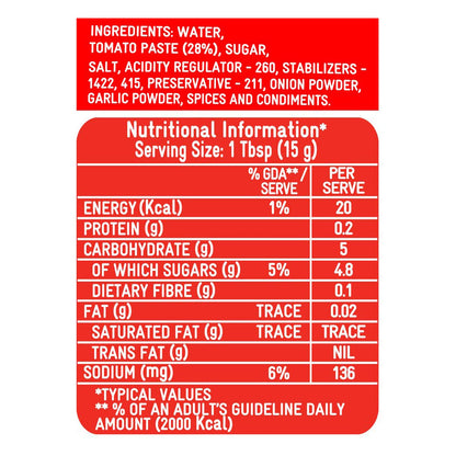 Kissan Fresh Tomato Ketchup - Distacart