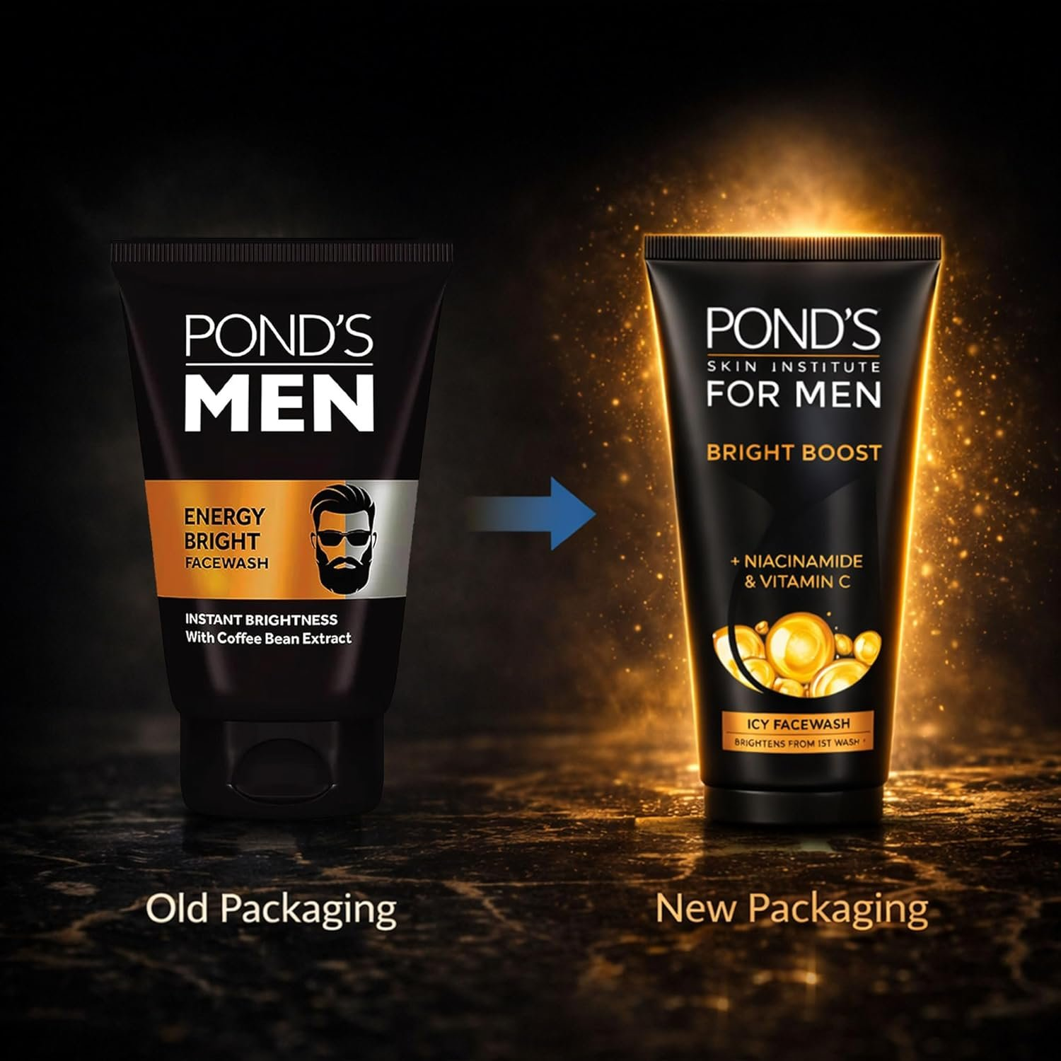 Ponds Men's Energy Bright Face Wash - Dista