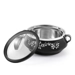 Thumbnail for CELLO Glitter Casserole with Inner Steel 3 Unit, Black - Dista