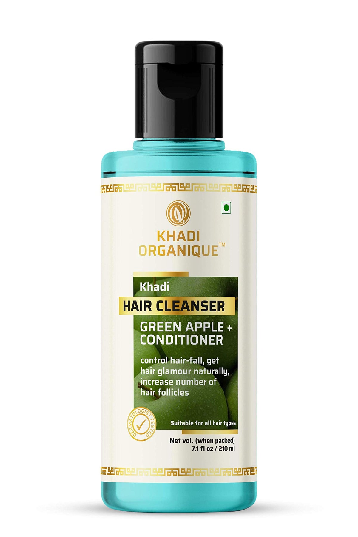 Khadi Organique Natural Green Apple Hair Cleanser & Conditioner
