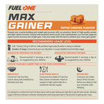 Thumbnail for FUELONE Max Gainer (Caramel Toffee, | High-Calorie Gainer with Added Digestive Enzymes
