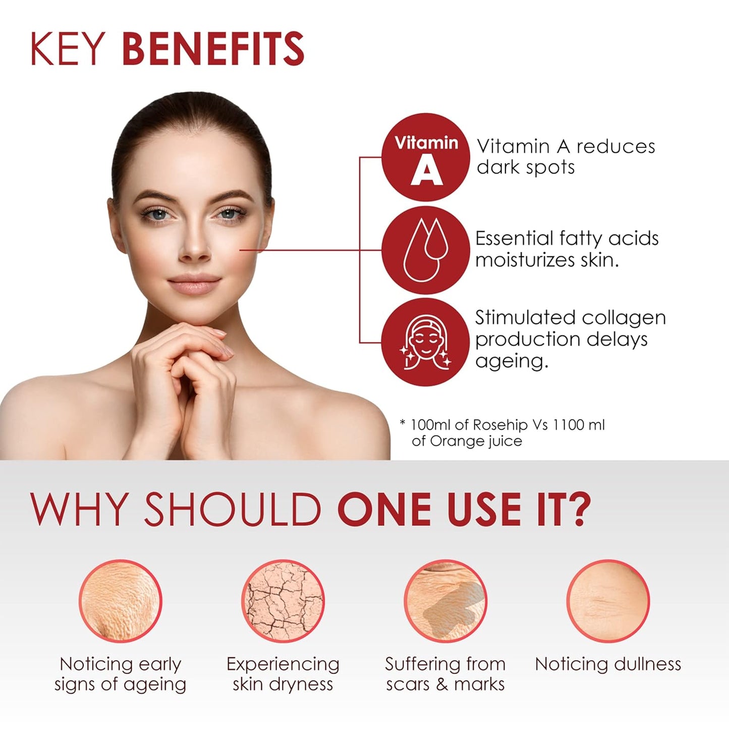 Good Vibes Rosehip Radiant Glow Face Serum - Distacart