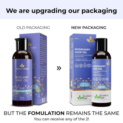 Avimee Herbal Rosemary Hair Oil For Hair Growth With Neem, Amla & Bhringraj Oil - Distacart