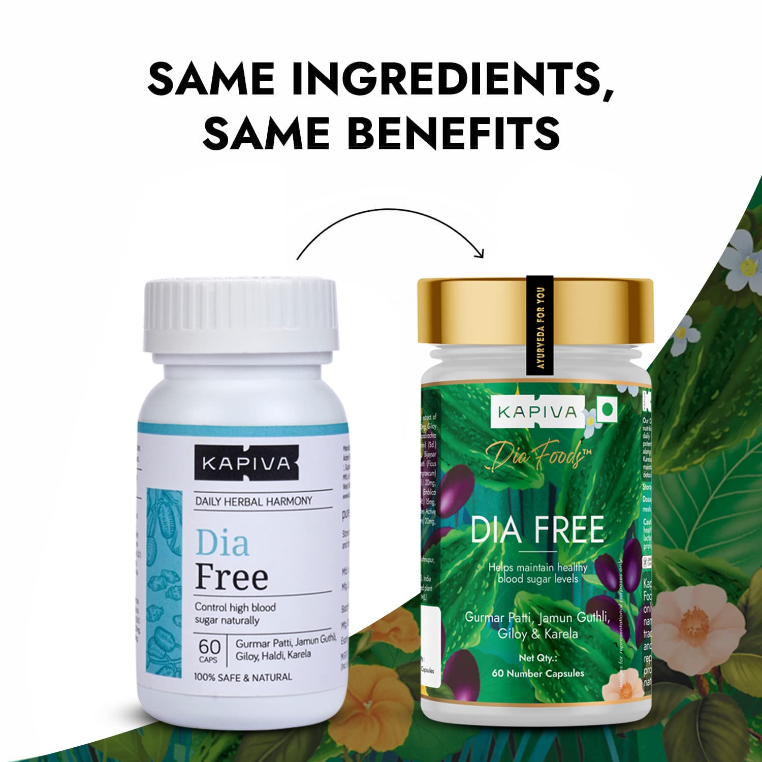 Kapiva Ayurveda Dia Free Capsules - Distacart