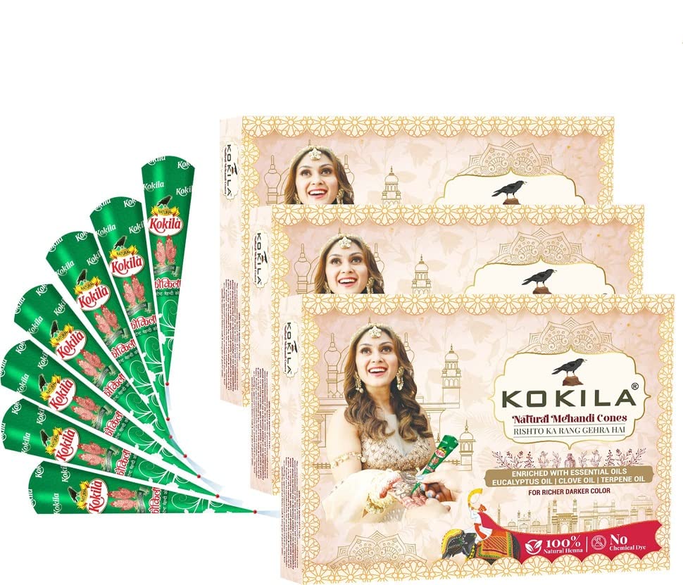 Kokila Natural Mehandi Cones