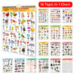 Thumbnail for ENGLISH-MARATHI Chart For Kids (16 Charts ) 36 x 50 cm - Children Spiral Wall Picture Chart