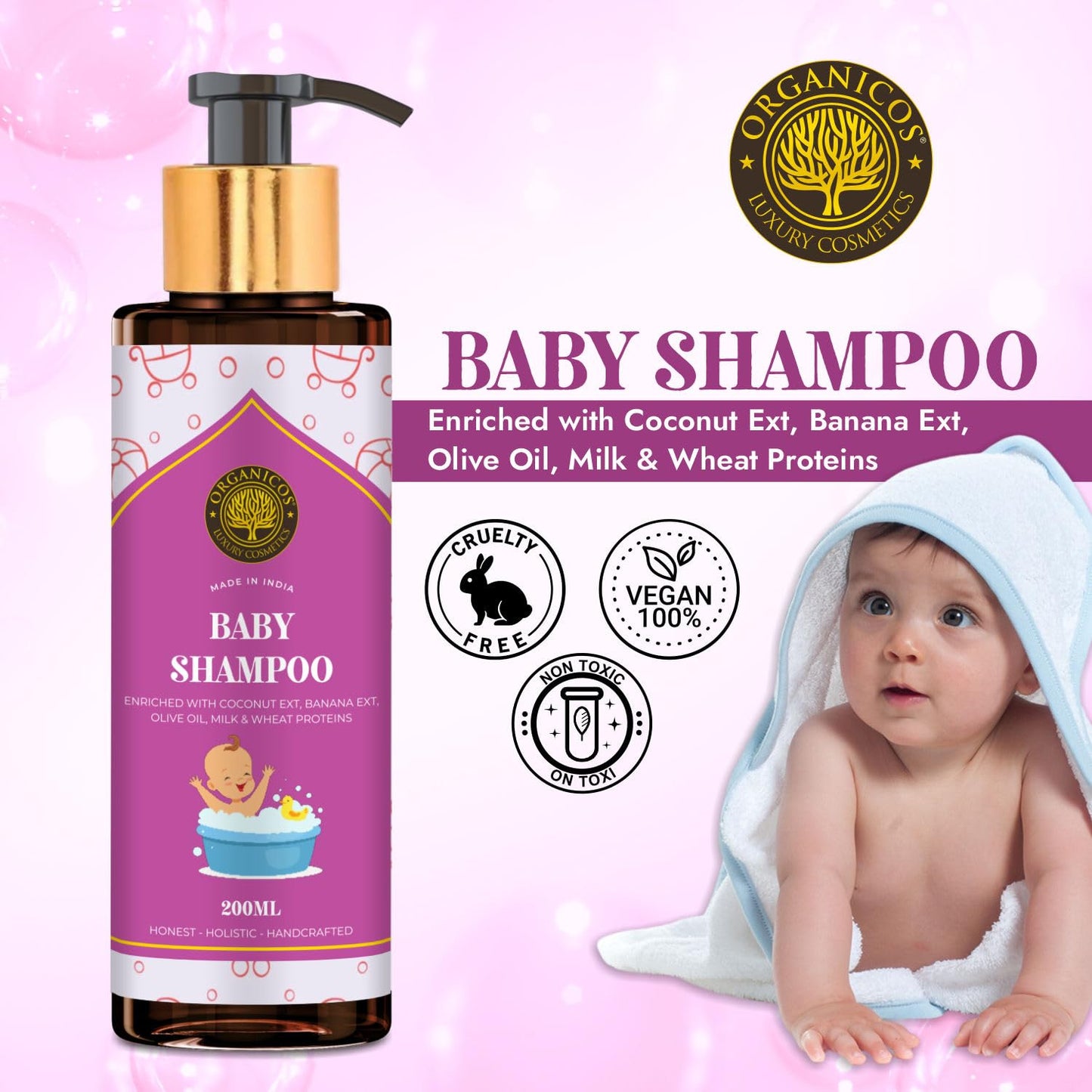 Organicos Baby No Tears Shampoo - Distacart