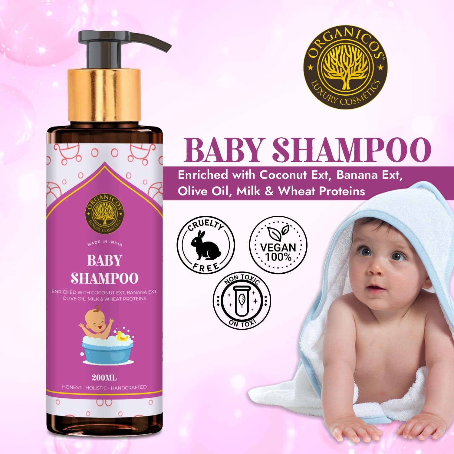 Organicos Baby No Tears Shampoo - Distacart