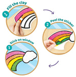 Thumbnail for Imagimake Clay Stickers: Wonderland | No Mess Air Dry Foam Clay for Kids, 12 Clay Pouches, 8 Colors, 6 Unique DIY Stickers | Craft Supplies, Travel Toys | Birthday Gifts for Kids Ages 3 4 5 6 7 8
