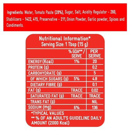 Kissan Fresh Tomato Ketchup - Distacart