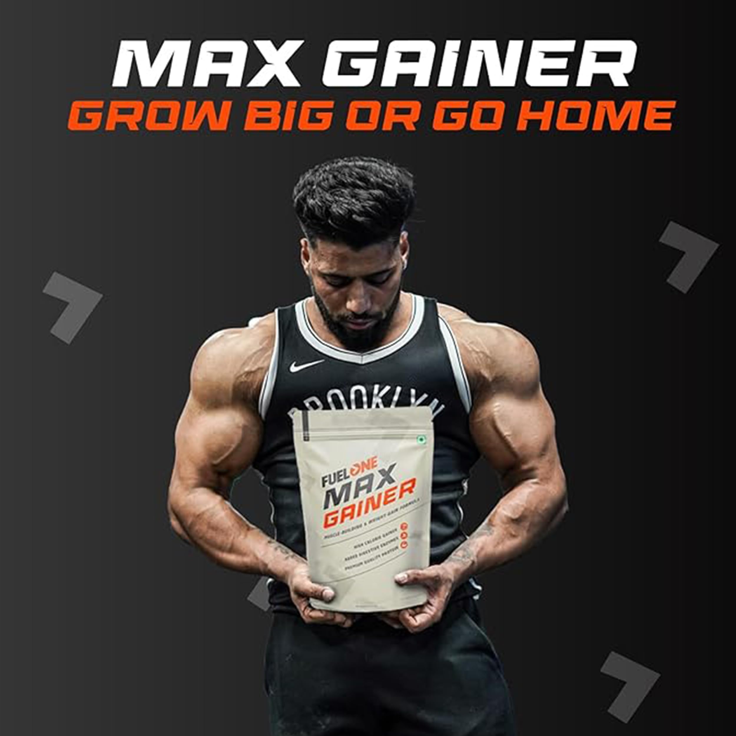 FUELONE Max Gainer (Caramel Toffee, | High-Calorie Gainer with Added Digestive Enzymes