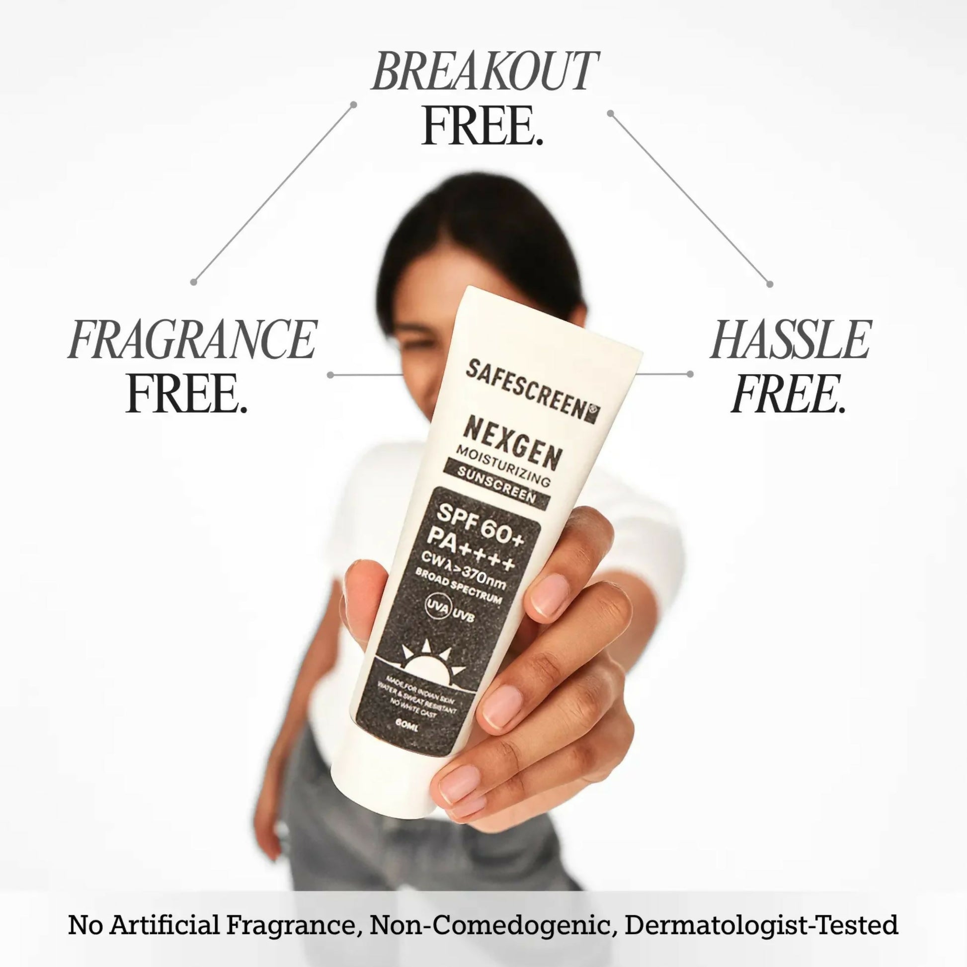 Chosen Safescreen Nexgen Spf 60+ Moisturizing Sunscreen - Distacart