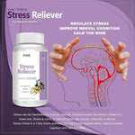 Thumbnail for Vokin Biotech Stress Reliever Capsule Support for Stress, Fatigue and Tension (Gold standard Ashwagandha, Brahmi, Jatamansi- General Wellness | (90 Capsules)