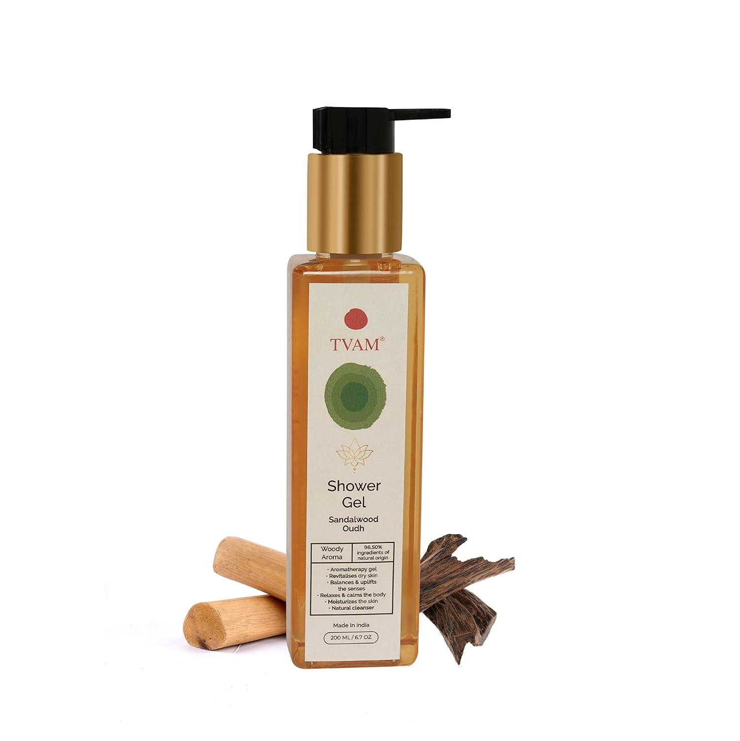 Tvam Sandalwood Oudh Shower Gel - Distacart