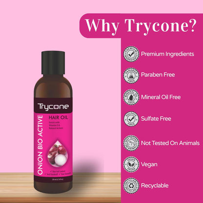 Trycone Onion Hair Oil - Distacart