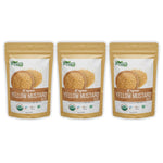 Thumbnail for Organic Zing Yellow Mustard Seeds | Whole Yellow Mustard Seed for Pickles & Cooking | 100% Raw Mustard Seeds (227 Gram) Pack of 1