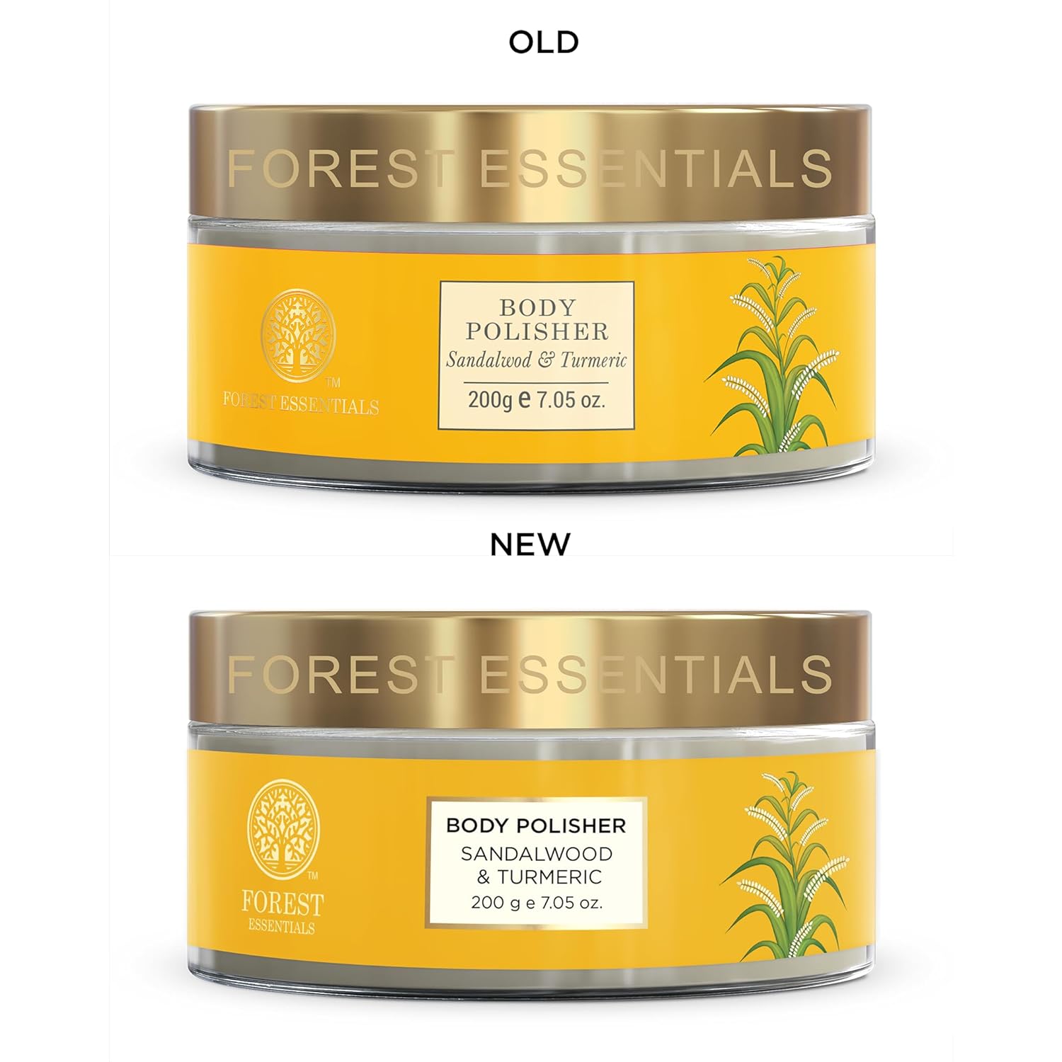 Forest Essentials Body Polisher Sandalwood & Turmeric - Distacart