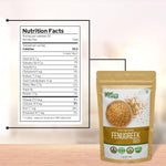 Thumbnail for Organic Zing Fenugreek Seeds Also Known As Methi Seeds and Trigonella Foenum-Graecum |100% Pure & Natural | Vegan | Preservative Free | Resealable Pack