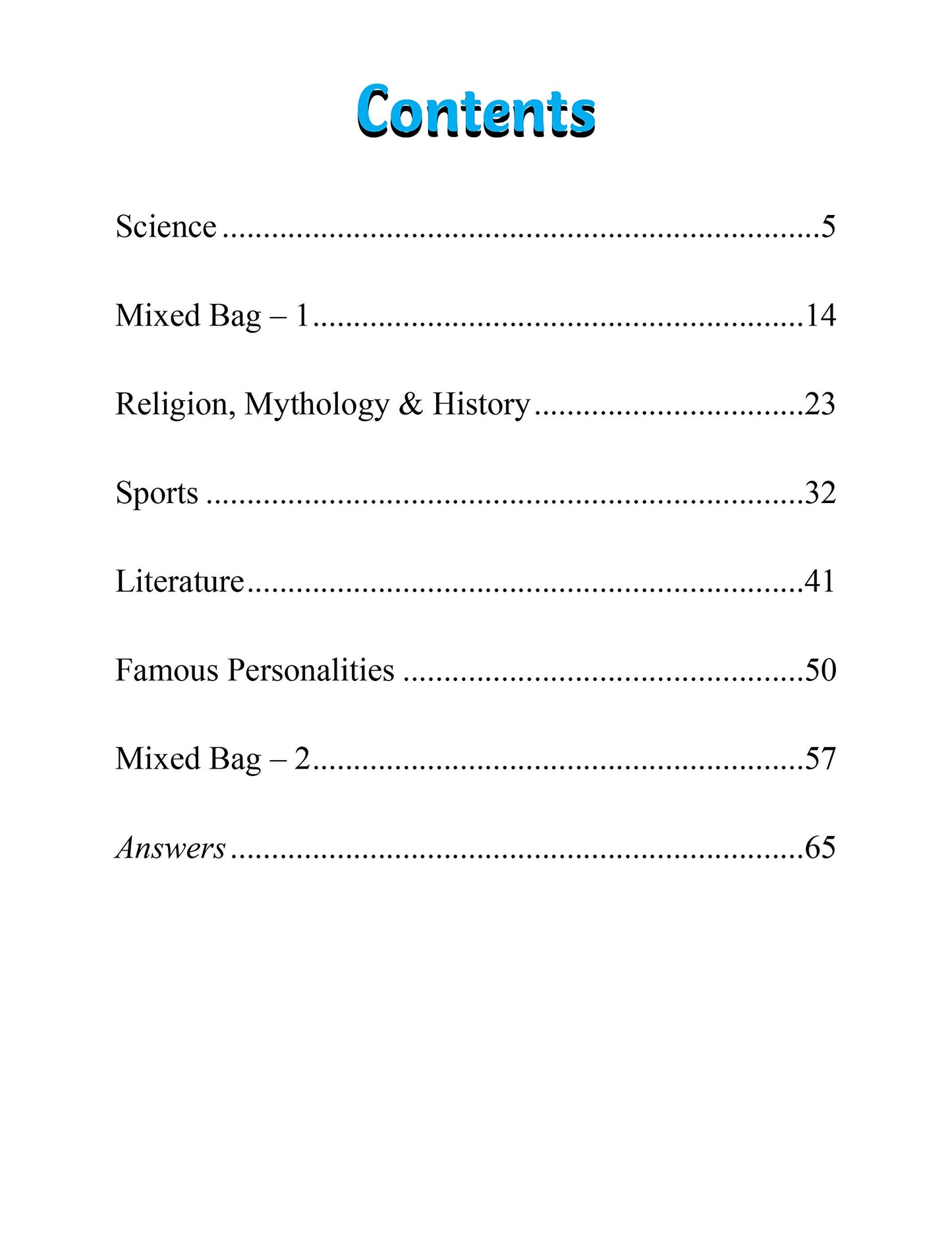 Quiz Kit-2 - Dista