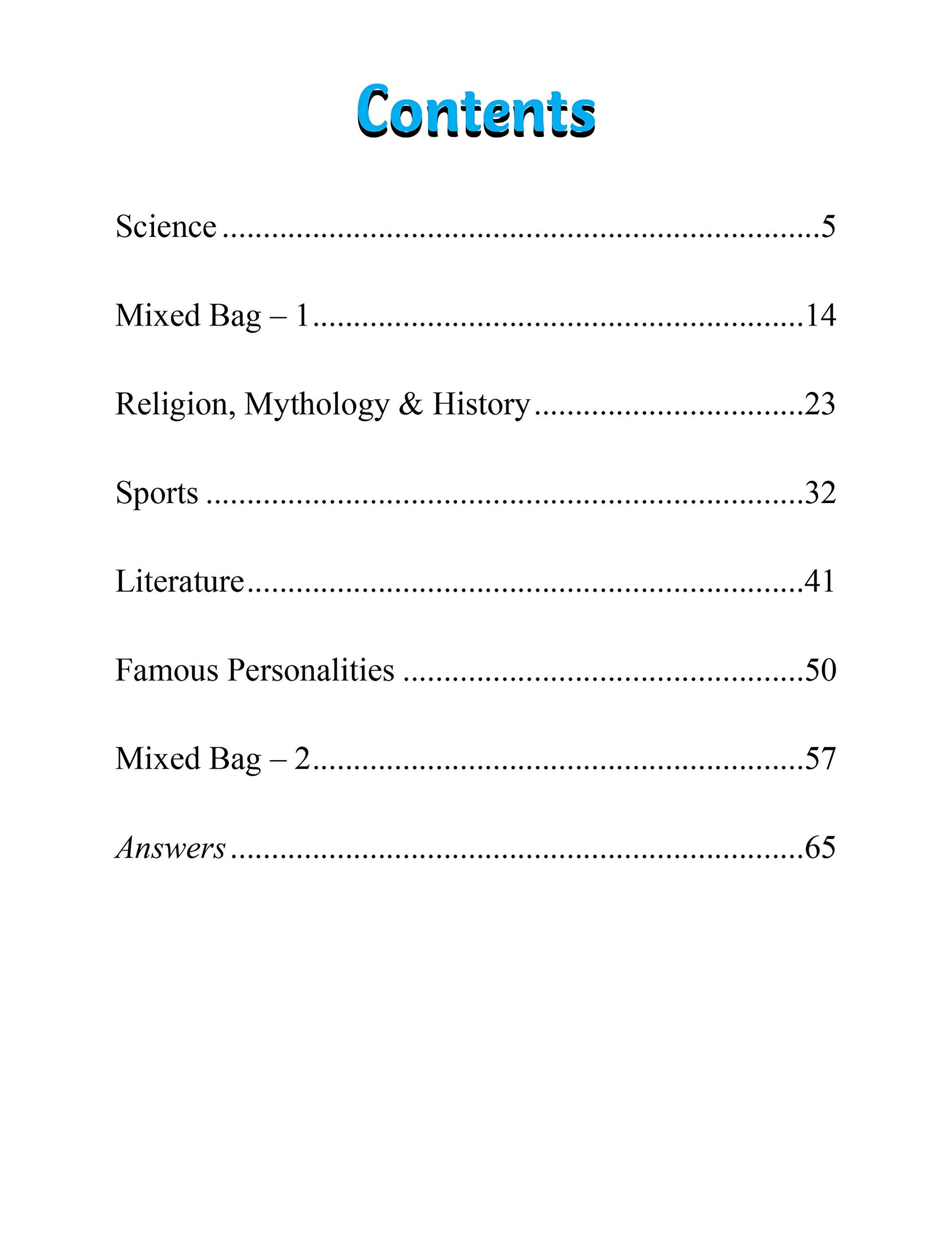 Quiz Kit-2 - Dista