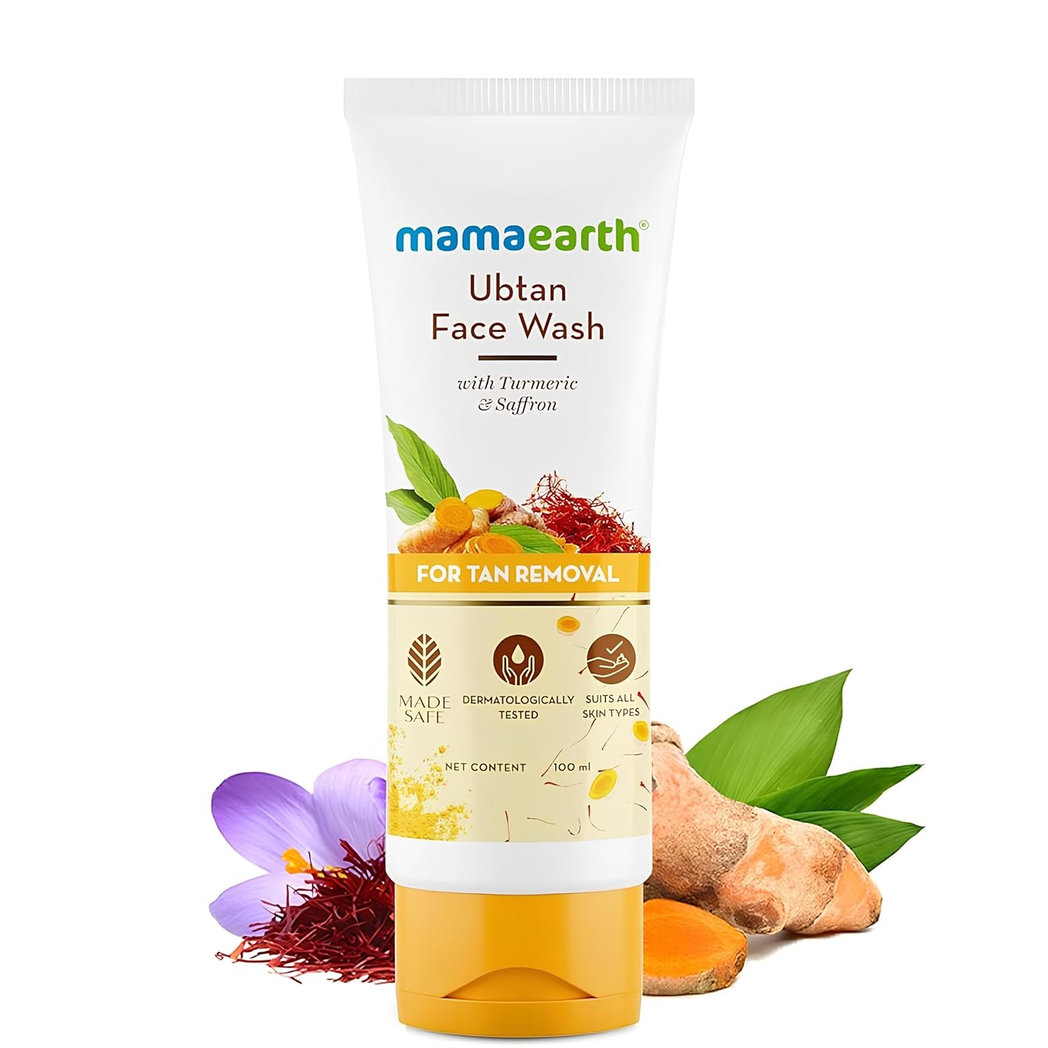 Mamaearth Ubtan Face Wash For Tan Removal - Distacart