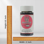 Thumbnail for black sprinkles bottle for decoration bottle 100 g