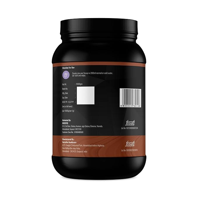 BOOSTIQ Mass Gainer Powder - Chocolate Flavour - Distacart