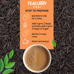 Thumbnail for Teacurry Ginger Instant Tea Premix - Premium Ginger Premix Tea with Real Ginger