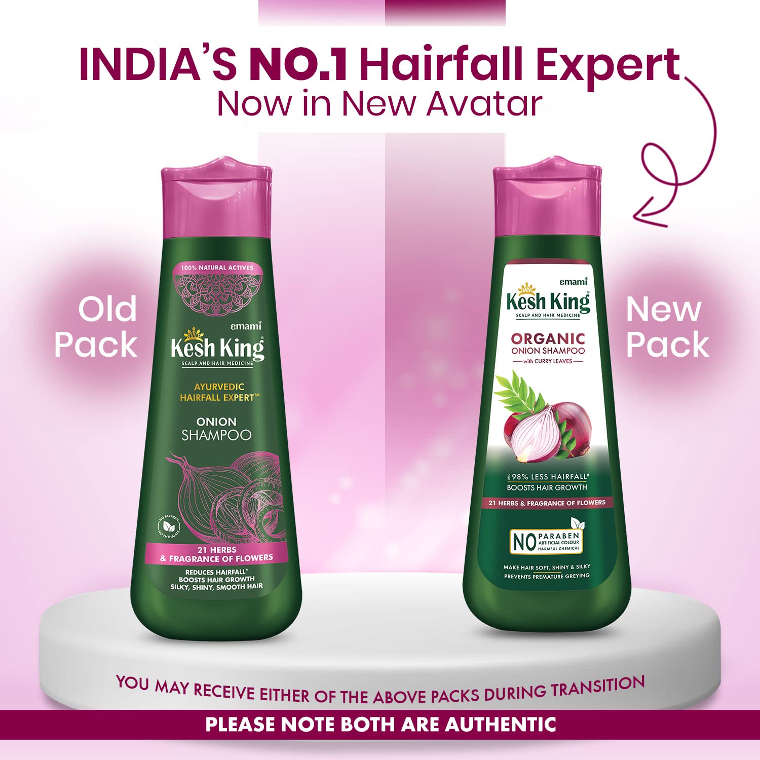 Kesh King Ayurvedic Onion Shampoo - Distacart