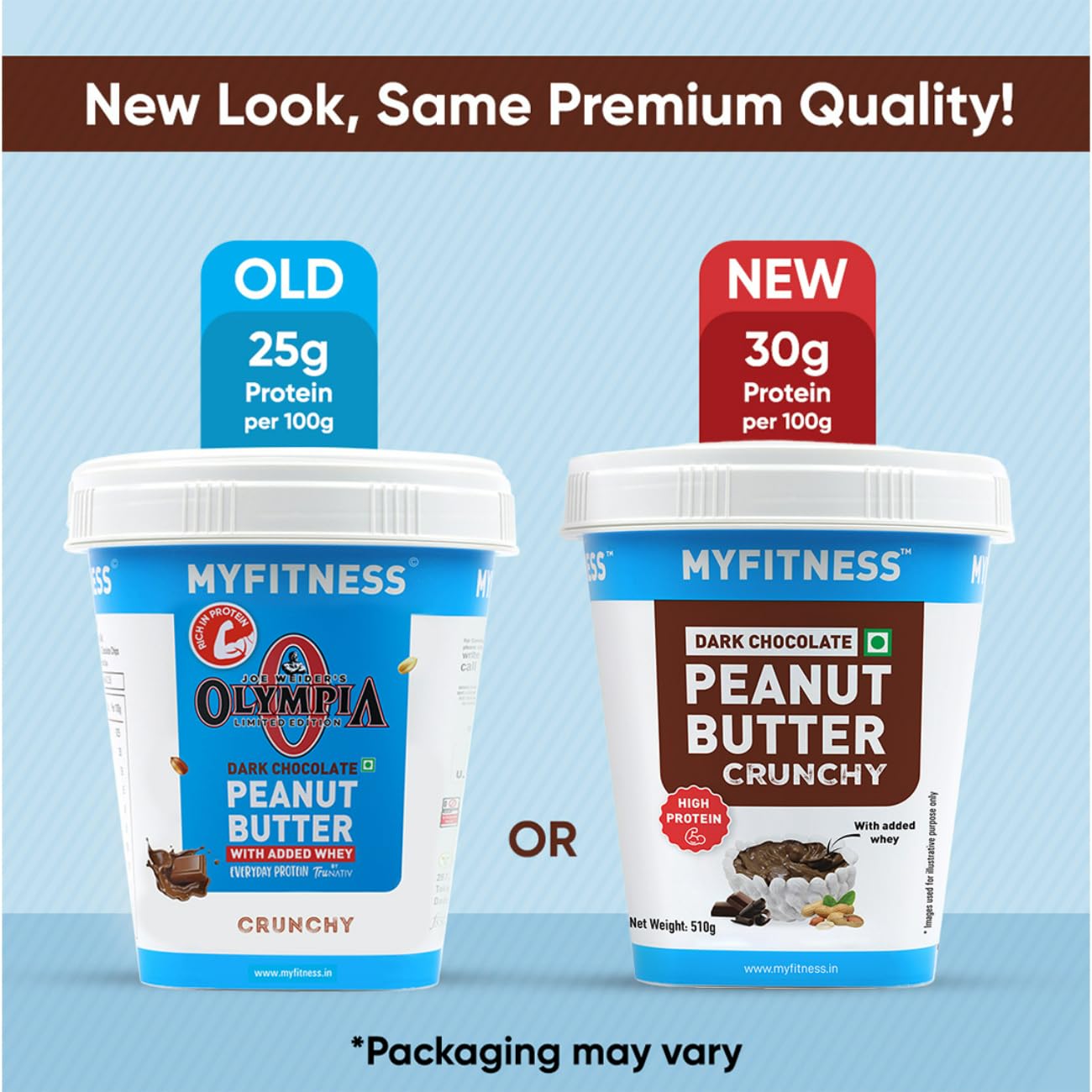 Myfitness High Protein Dark Chocolate Peanut Butter Crunchy - Distacart