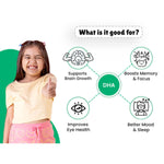 Thumbnail for Little Joys DHA Brain Health Gummies for Kids (2-6 yrs)-No Added Sugar|Strawberry Flavor