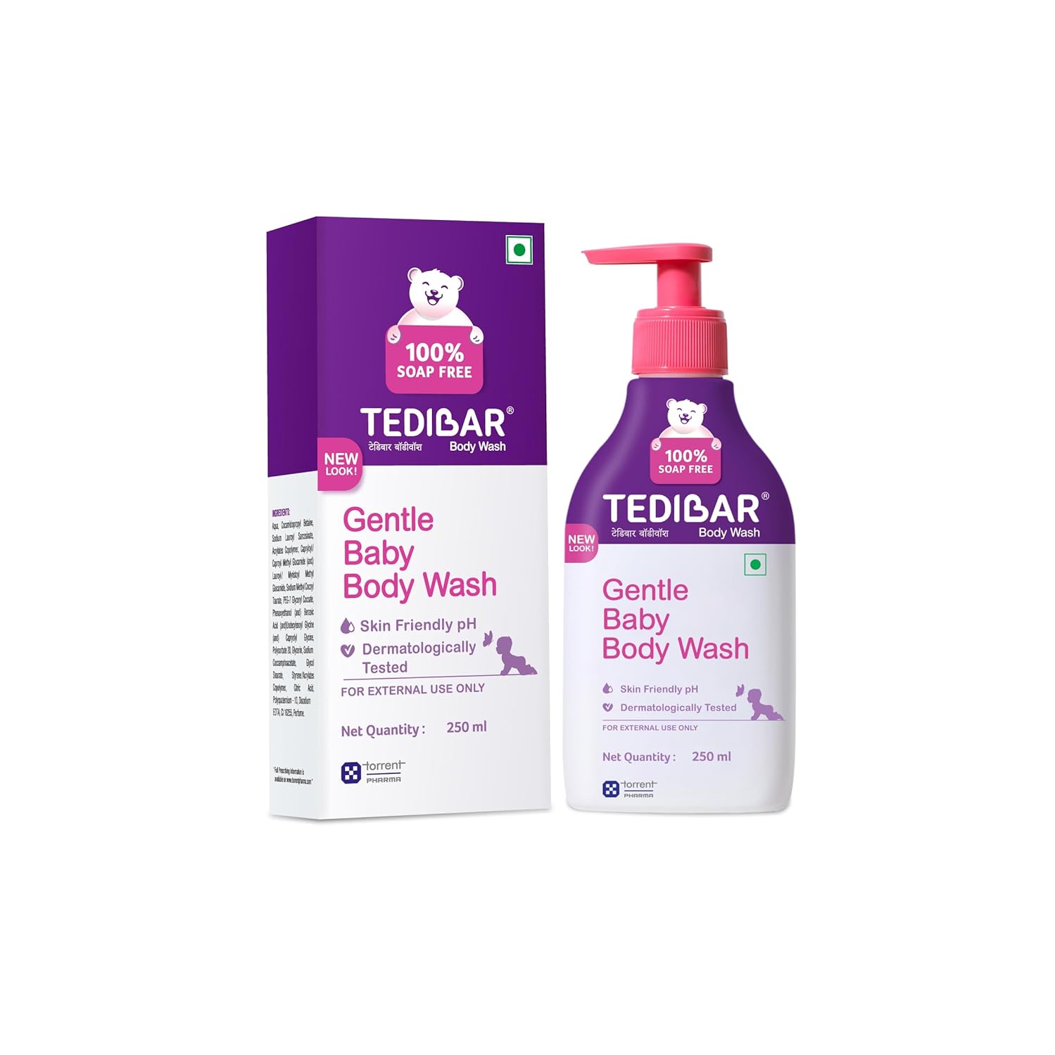 Tedibar Gentle Baby Body Wash For Prevents Dryness & Rashes - Distacart