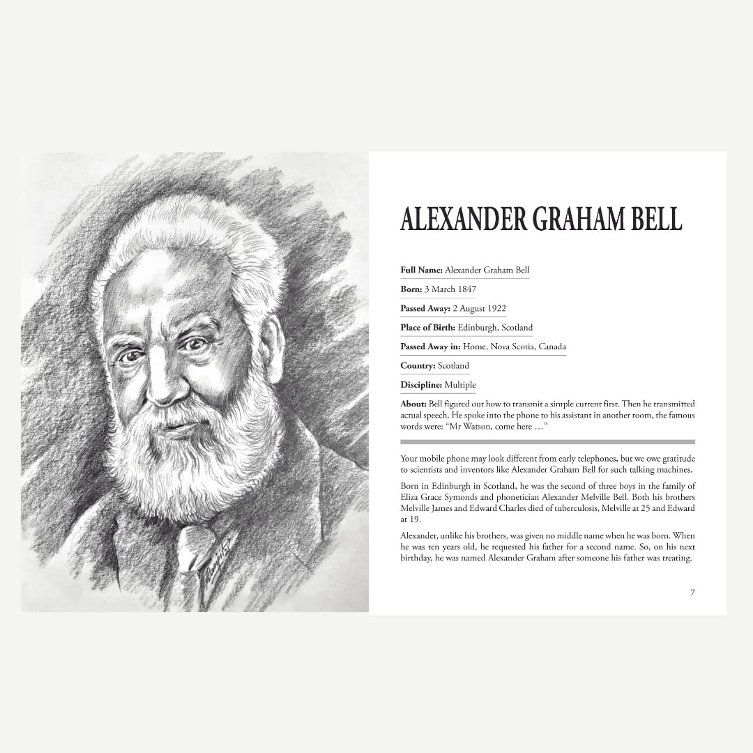 Inspiring Lives:Worlds Greatest Inventors : Biographies Of Inspirational Personalities For Kids | 124 Pages - Dista
