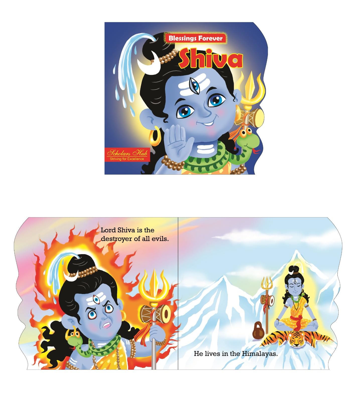 Blessings Forever- Lord Shiva (Die-Cut Board Book) - Dista