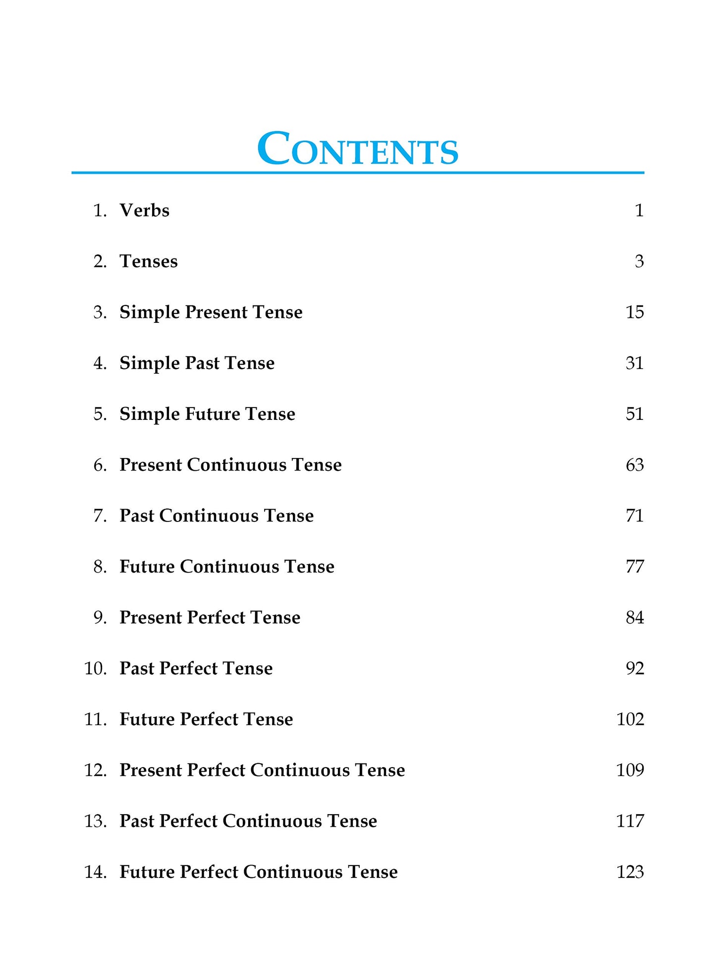 My Book Of Tenses. - Dista