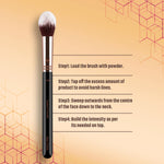 Thumbnail for Miss Claire M8 - Tapered Powder (S) Brush - Rose Gold