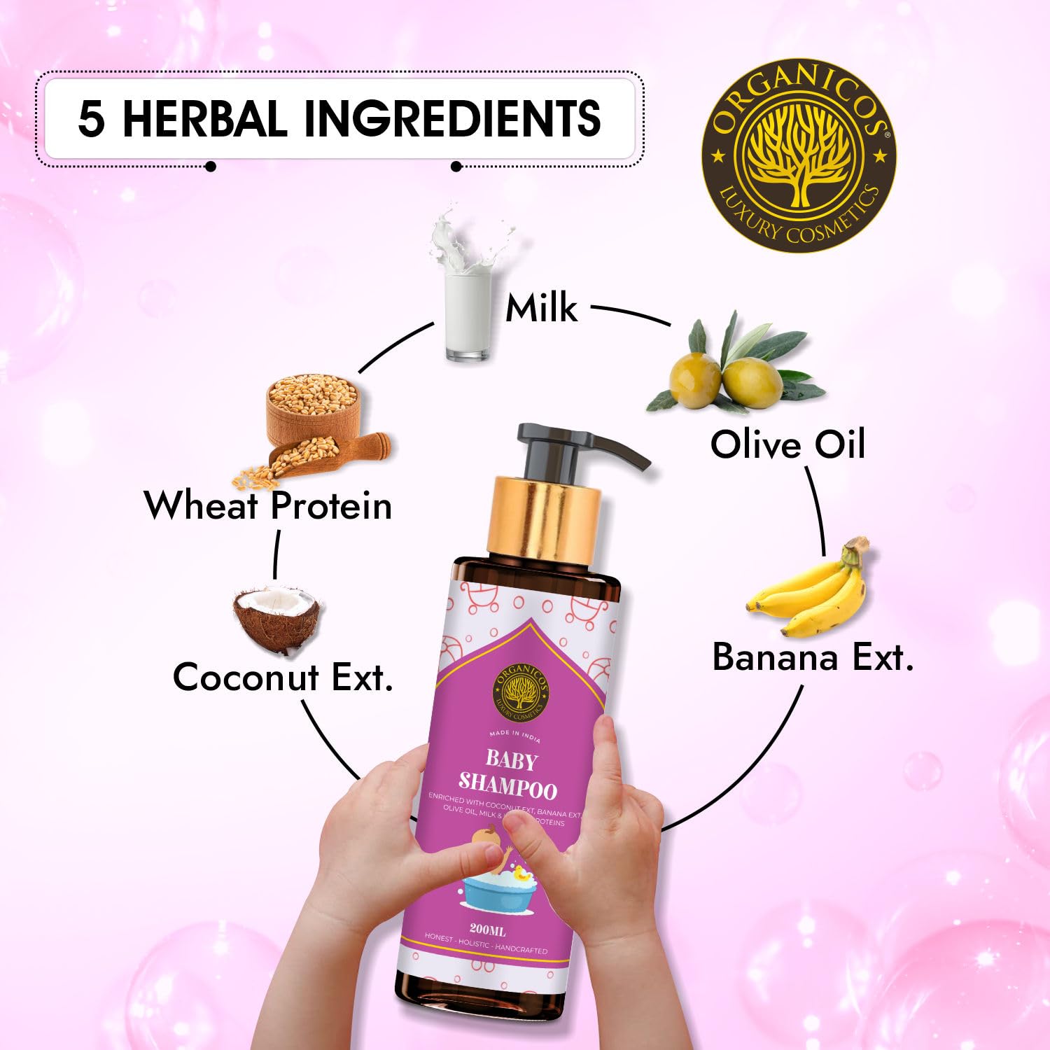 Organicos Baby No Tears Shampoo - Distacart