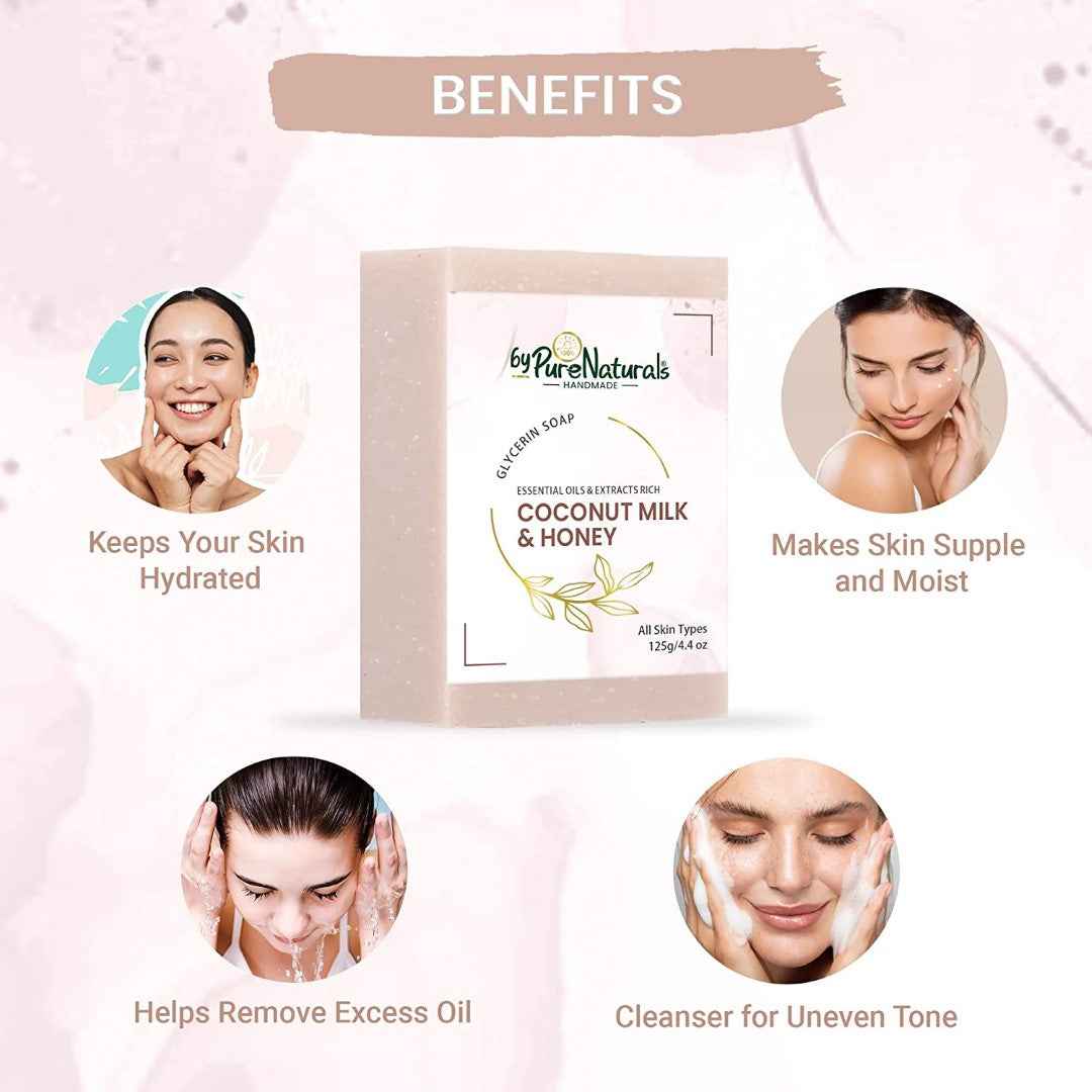 byPureNaturals Coconut Milk & Honey Soap - Dista