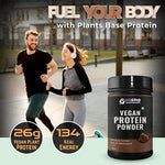 Thumbnail for BOOSTIQ Vegan Plant Protein Powder - Chocolate Flavour - Distacart