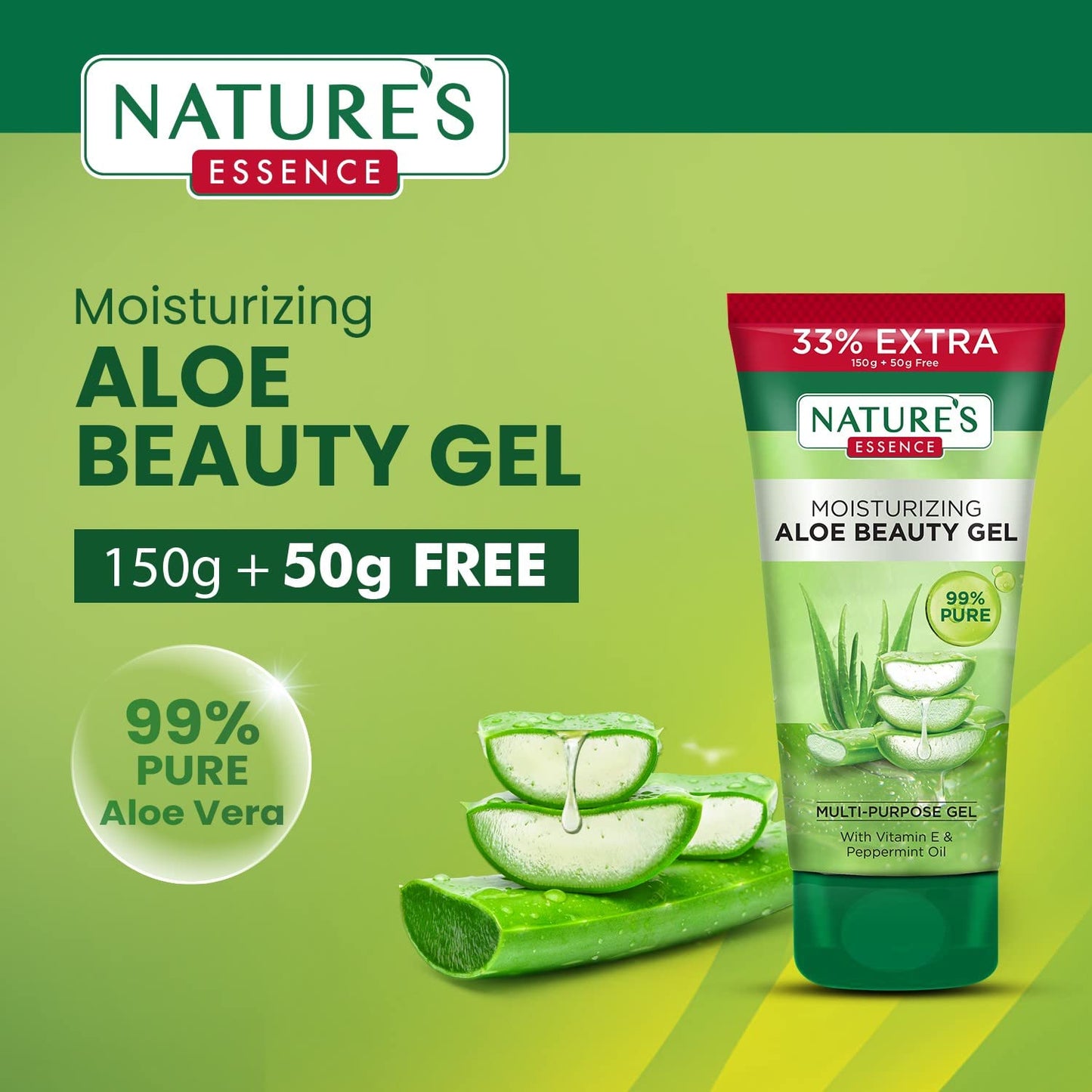 Nature's Essence Aloe Beauty Gel With Neem - Distacart