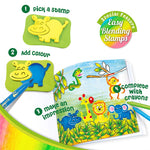 Thumbnail for Imagimake Stamp Art Animal Kingdom | Crafts for Kids Ages 3-5 | Stamps with Easy Blending Pens | Arts and Crafts for Kids Ages 3-5 | Gifts for Toddlers | Gifts for Girls & Boys 3, 4, 5 Years