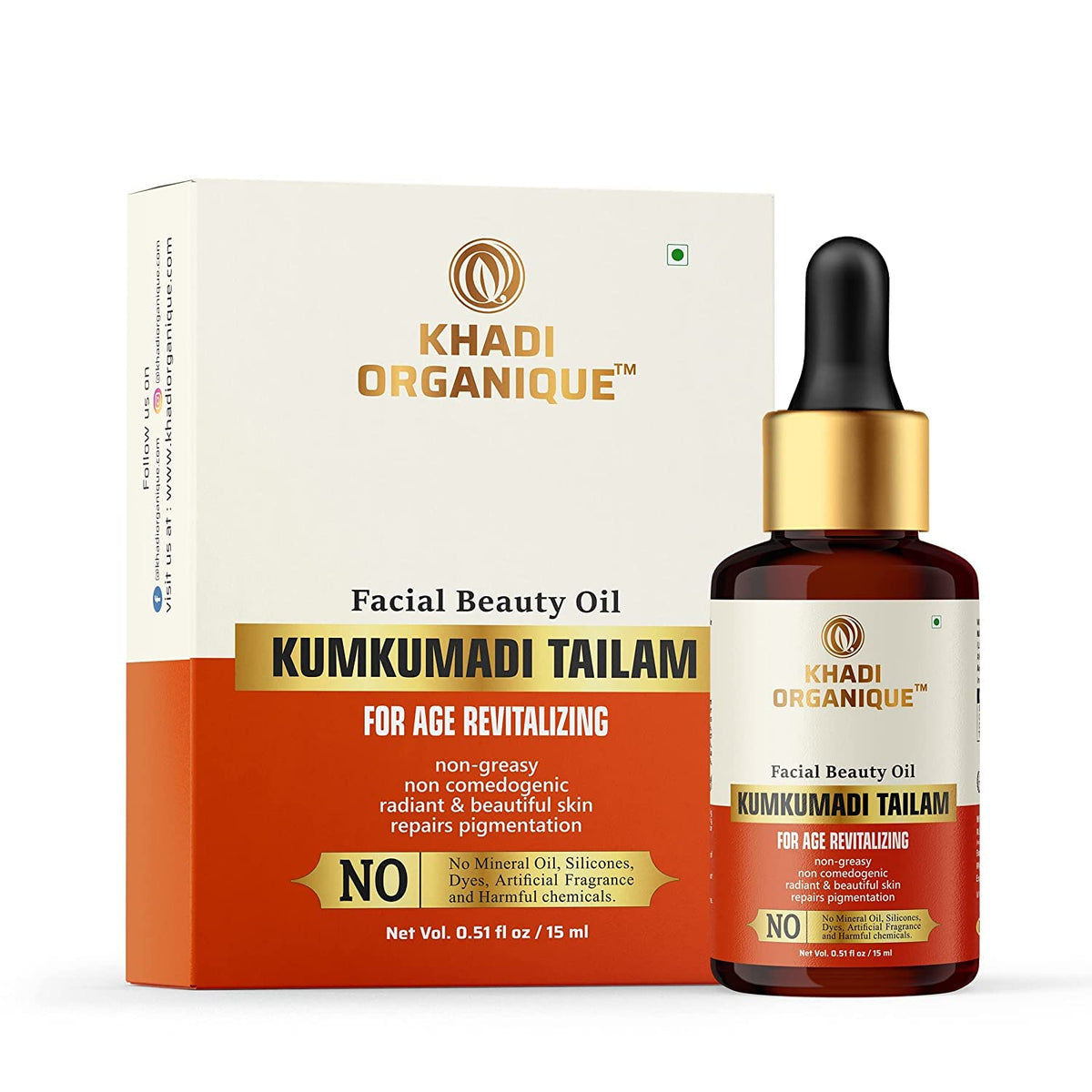 Khadi Organique Kumkumadi Tailam Face Oil