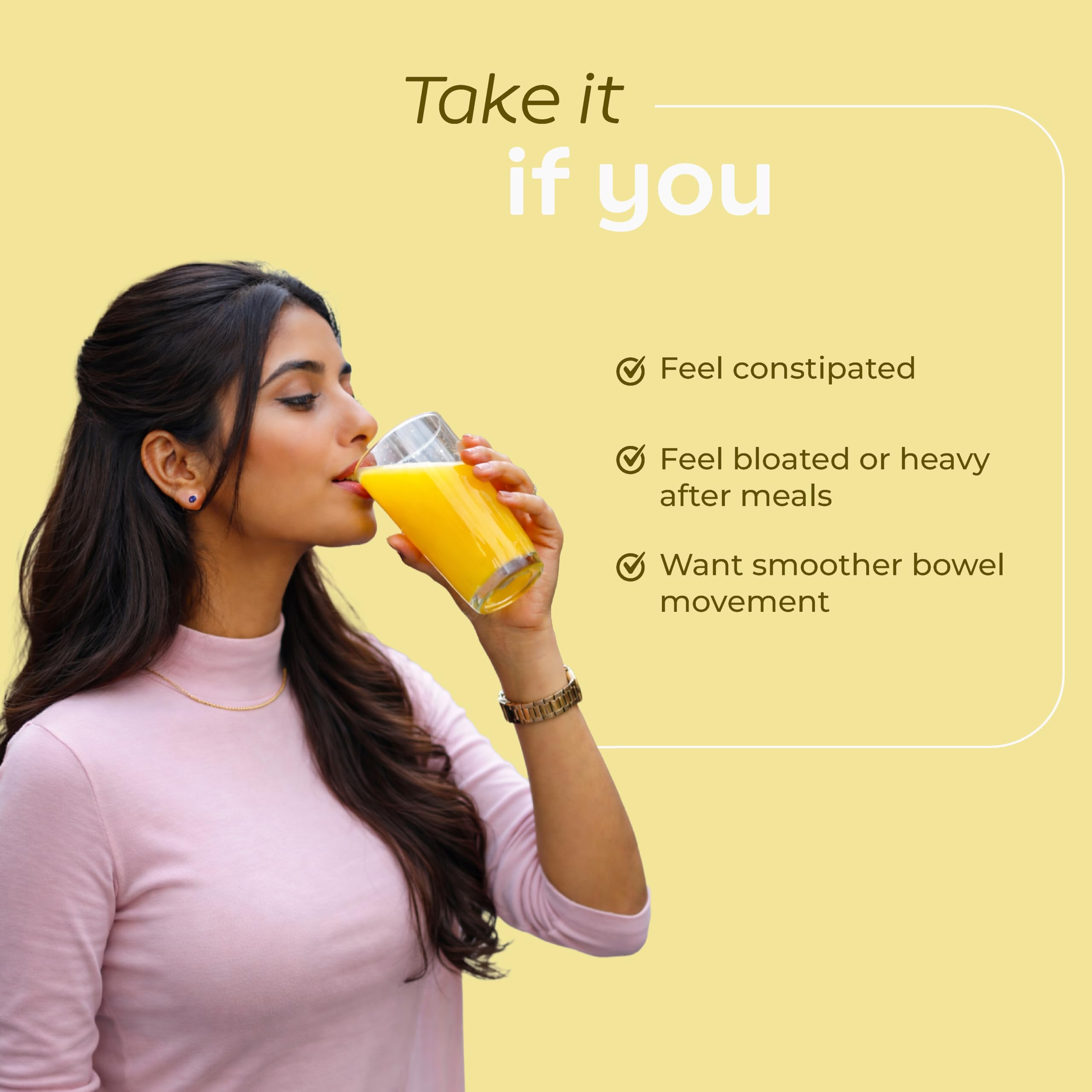 Arth Isabgol Powder | Psyllium Husk with Inulin & Curcumin | Fiber for Constipation relief & Bloating | Mango Peach Flavour | 6g x 20 Sachets