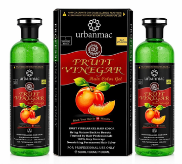 Urbanmac Fruit Vinegar Gel Hair Color Natural Hair Color Dye For Black - Dista