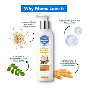 The Moms Co Natural Protein Shampoo - Distacart